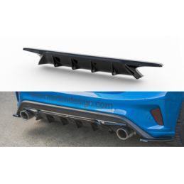 Maxton Rear Valance V.2 Ford Focus ST Mk4 Gloss Black, Focus Mk4 / ST-Line