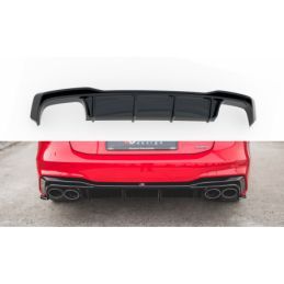 Maxton Rear Valance Audi S7 C8 Gloss Black, A7/ S7 / RS7 - C8