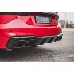 Maxton Rear Valance Audi S7 C8 Gloss Black, A7/ S7 / RS7 - C8