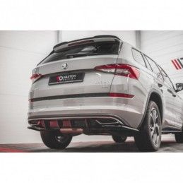 Maxton Rear Valance Skoda Kodiaq Mk1 Sportline Gloss Black, Kodiaq