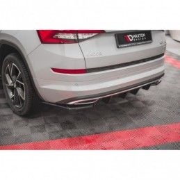 Maxton Rear Valance Skoda Kodiaq Mk1 Sportline Gloss Black, Kodiaq