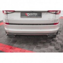 Maxton Rear Valance Skoda Kodiaq Mk1 Sportline Gloss Black, Kodiaq