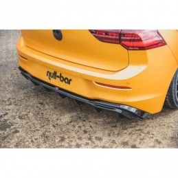 Maxton Rear Valance VW Golf 8 Gloss Black, Golf 8