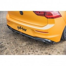 Maxton Rear Valance VW Golf 8 Gloss Black, Golf 8