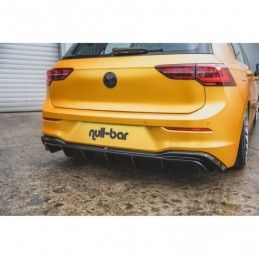 Maxton Rear Valance VW Golf 8 Gloss Black, Golf 8