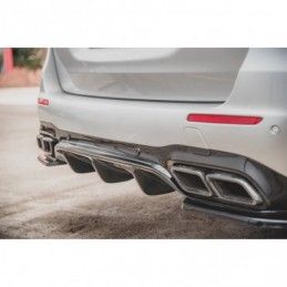 Maxton Rear Valance Mercedes-Benz E63 AMG Estate S213 Gloss Black, MERCEDES