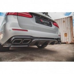 Maxton Rear Valance Mercedes-Benz E63 AMG Estate S213 Gloss Black, MERCEDES