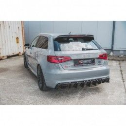 Maxton Rear Valance Audi RS3 8V Sportback Gloss Black, A3/S3/RS3 8V