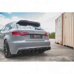 Maxton Rear Valance Audi RS3 8V Sportback Gloss Black, A3/S3/RS3 8V