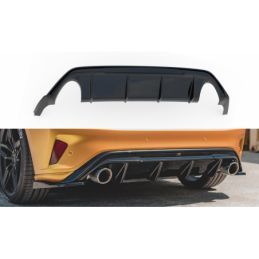 Maxton Rear Valance V.3 Ford Focus ST Mk4 Gloss Black, FORD