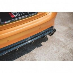 Maxton Rear Valance V.3 Ford Focus ST Mk4 Gloss Black, FORD