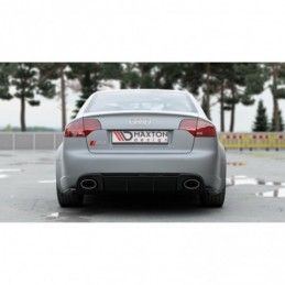 Maxton Rear Valance Audi RS4 B7 Gloss Black, A4/S4 B7