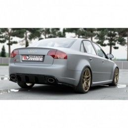 Maxton Rear Valance Audi RS4 B7 Gloss Black, A4/S4 B7