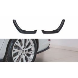 Maxton Rear Side Splitters Skoda Superb Mk3 FL Hatchback / Estate Gloss Black, Superb