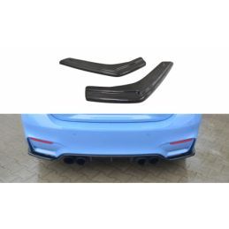 Maxton Rear Side Splitters BMW M4 F82 Gloss Black, Serie 4 F32/ M4