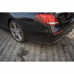 Maxton Rear Side Splitters Mercedes-Benz E43 AMG / AMG-Line W213 Gloss Black, W213