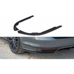 Maxton Rear Side Splitters Volkswagen Passat R-Line B8 Gloss Black, Passat B8