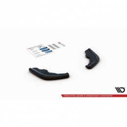 Maxton Rear Side Splitters V.1 for BMW 1 F40 M-Pack Gloss Black, Serie 1 F40