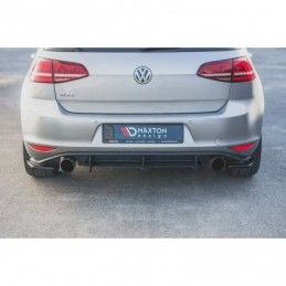 Maxton Rear Side Splitters V.2 VW Golf 7 GTI Gloss Black, Golf 7