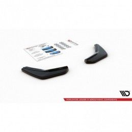 Maxton Rear Side Splitters V.2 VW Golf 7 GTI Gloss Black, Golf 7