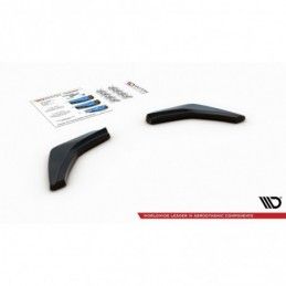 Maxton Rear Side Splitters V.2 VW Golf 7 GTI Gloss Black, Golf 7