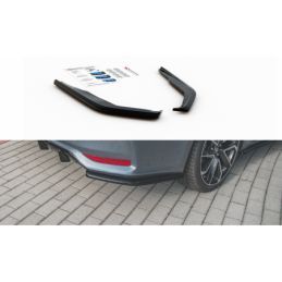 Maxton Rear Side Splitters Toyota Corolla XII Sedan Gloss Black, TOYOTA