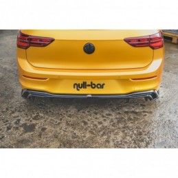 Maxton Rear Side Splitters VW Golf 8 Gloss Black, Golf 8