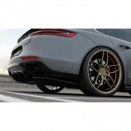 Maxton Rear Side Splitters Porsche Panamera GTS 971 Gloss Black, Panamera