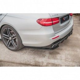 Maxton Rear Side Splitters Mercedes-Benz E63 AMG Estate S213 Gloss Black, MERCEDES