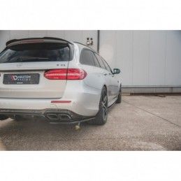 Maxton Rear Side Splitters Mercedes-Benz E63 AMG Estate S213 Gloss Black, MERCEDES