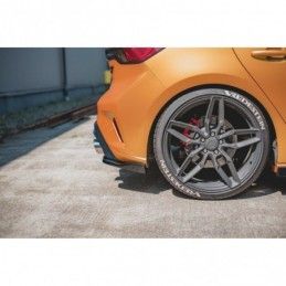 Maxton Rear Side Splitters V.3 Ford Focus ST Mk4 Gloss Black, FORD