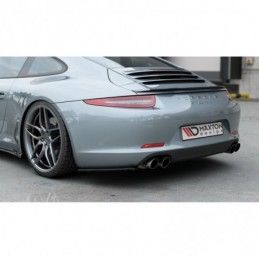 Maxton Rear Side Splitters Porsche 911 Carrera 991 Gloss Black, 991