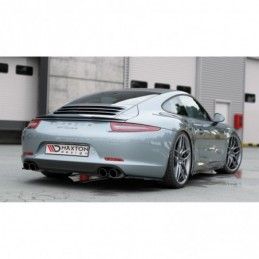 Maxton Rear Side Splitters Porsche 911 Carrera 991 Gloss Black, 991