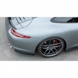 Maxton Rear Side Splitters Porsche 911 Carrera 991 Gloss Black, 991