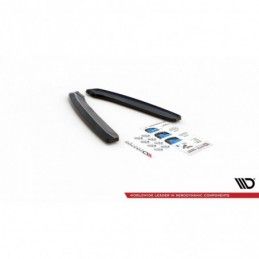Maxton Rear Side Splitters Porsche 911 Carrera 991 Gloss Black, 991