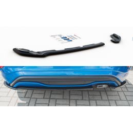 Maxton Rear Side Splitters Ford Puma ST-Line Gloss Black, FORD