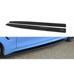 tuning Side skirts Diffusers BMW M4 F82 Gloss Black