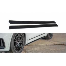 tuning Side skirts Diffusers Audi Q8 S-line Gloss Black