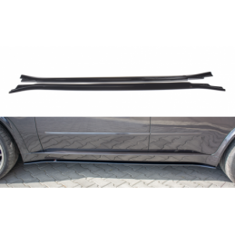 tuning Side skirts Diffusers for BMW X5 E70 Facelift M-pack Gloss Black
