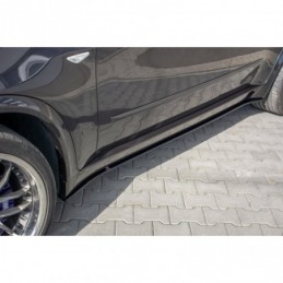 Maxton Side skirts Diffusers for BMW X5 E70 Facelift M-pack Gloss Black, X5 E70
