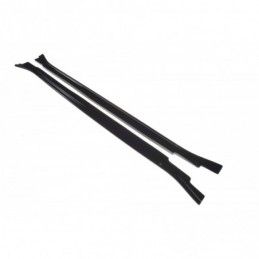 Maxton Side skirts Diffusers for BMW X5 E70 Facelift M-pack Gloss Black, X5 E70