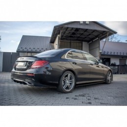 Maxton Side skirts Diffusers Mercedes-Benz E43 AMG / AMG-Line W213 Gloss Black, W213