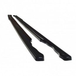 Maxton Side skirts Diffusers Volkswagen Passat R-Line B8 Gloss Black, Passat B8