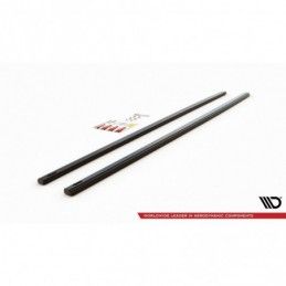 Maxton Side Skirts Diffusers V.2 VW Golf 7 GTI (narrow) Gloss Black, Golf 7