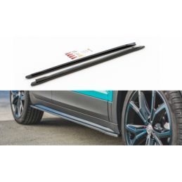 Maxton Side Skirts Diffusers Volkswagen T-Cross Gloss Black, T-Cross