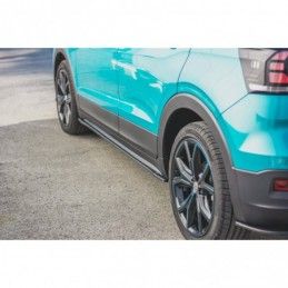 Maxton Side Skirts Diffusers Volkswagen T-Cross Gloss Black, T-Cross