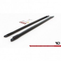 Maxton Side Skirts Diffusers Volkswagen T-Cross Gloss Black, T-Cross