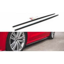 Maxton Side Skirts Diffusers Audi A7 C8 S-Line / S7 C8 Gloss Black, A7/ S7 / RS7 - C8