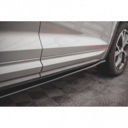 Maxton Side Skirts Diffusers Skoda Kodiaq Mk1 Sportline/RS Gloss Black, Kodiaq