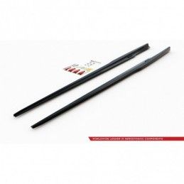 Maxton Side Skirts Diffusers BMW 8 Coupe M-Pack G15 Gloss Black, Serie 8 G15